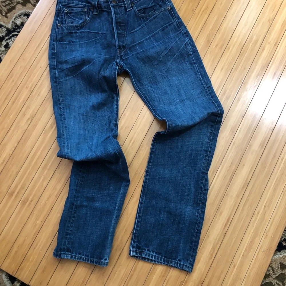 Levi's 501 Men's Jeans Classic Blue Denim